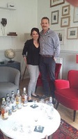 Jim and Megan from UK enjoying a private tasting at Benromach

