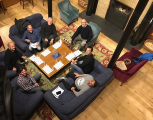 Brazilian group on a four day tour ( with me at far right ). Seen here at Cardhu Distillery Brand Home.