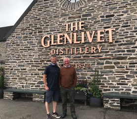 John and his son Steve from Elgin, celebrating a “big” birthday