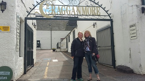 Tddie and Karen on their Malt Whisky Distillery Tour of SPeyside